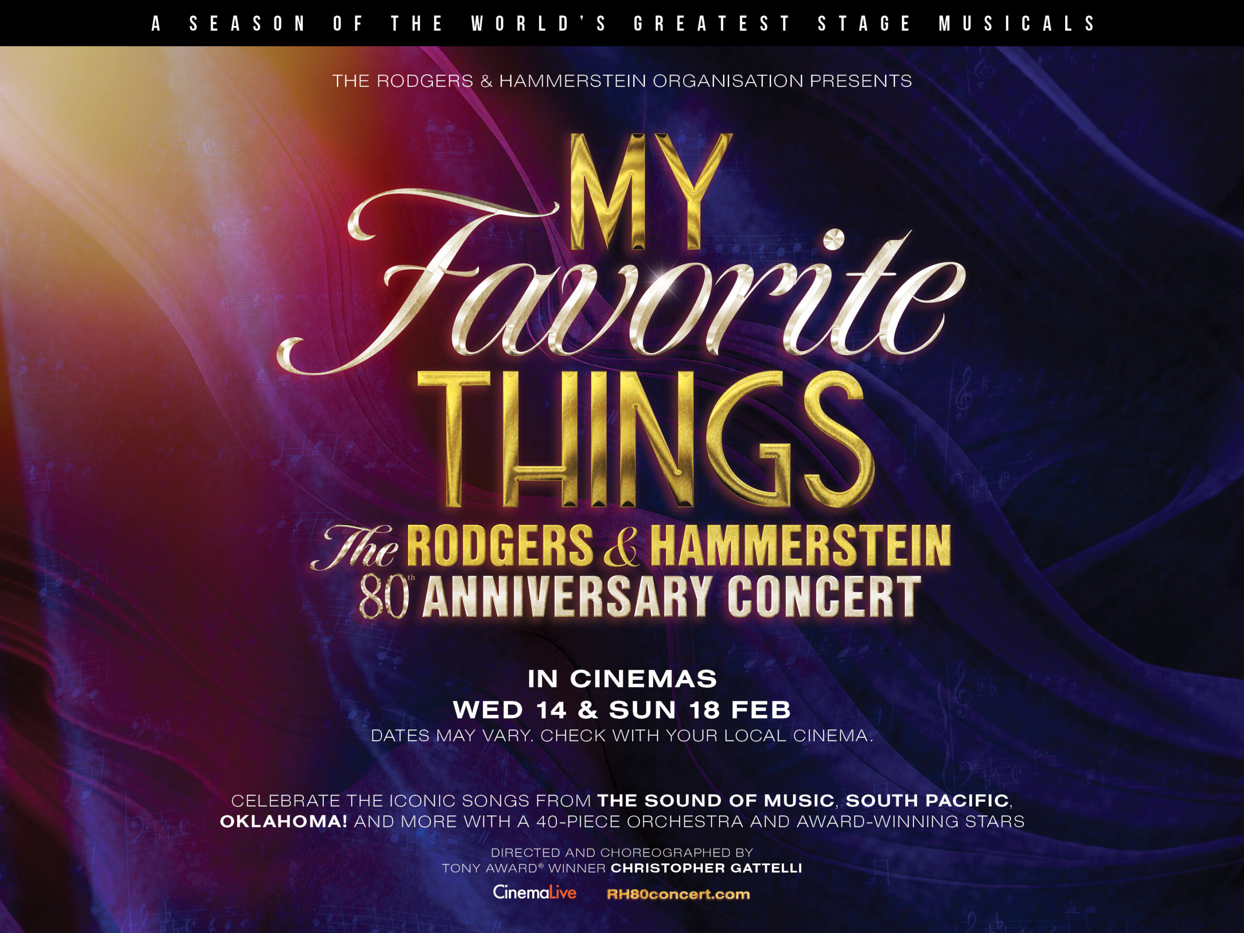 My Favourite Things:  The Rodgers & Hammerstein 80th Anniversary Concert (PG)