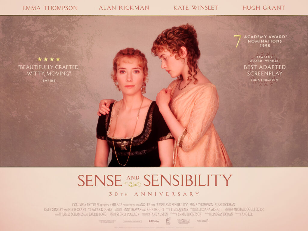 Sense And Sensibility (U) – 30th Anniversary