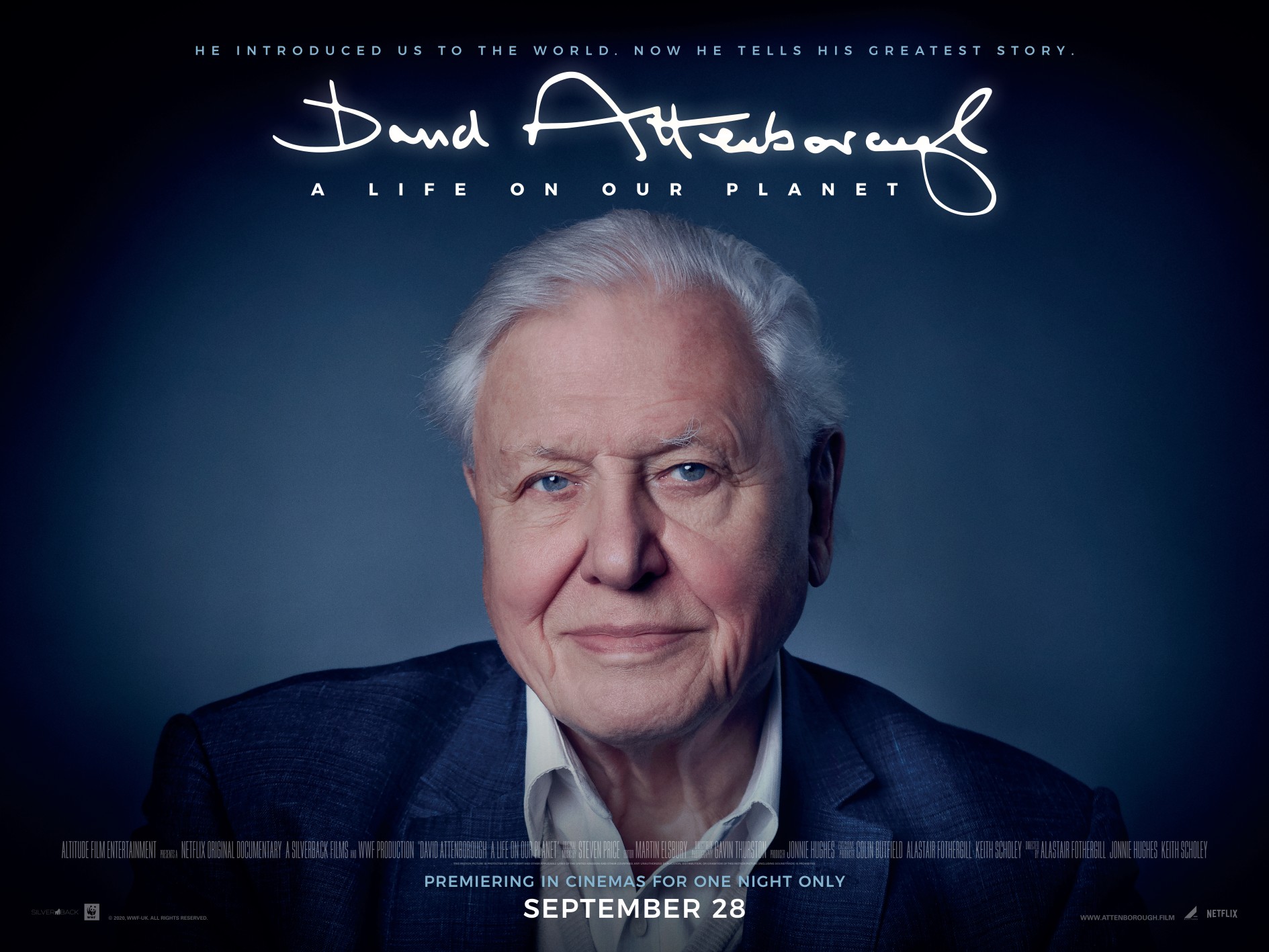Sir David Attenborough at 100: A Life on Our Planet (PG)