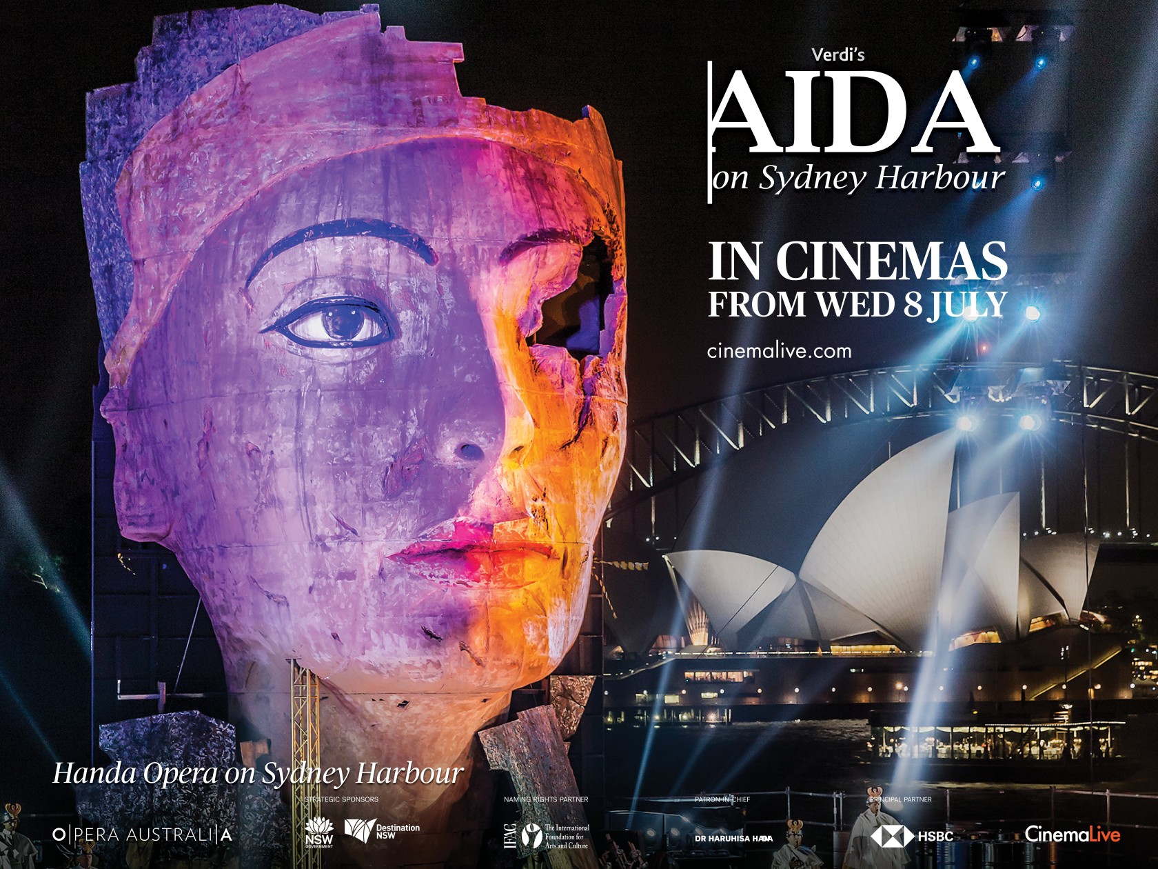 Handa Opera on Sydney Harbour: Verdi’s Aida (U)