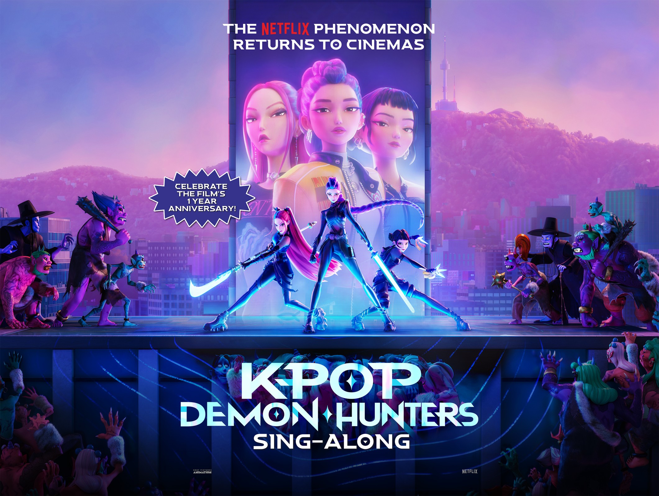 K-Pop Demon Hunters (PG) – A Sing Along Event – 1 Year Anniversary